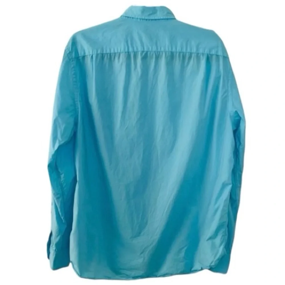 🌴 J.‎ Crew Blue Long Sleeve 100% Cotton Button Dress Shirt